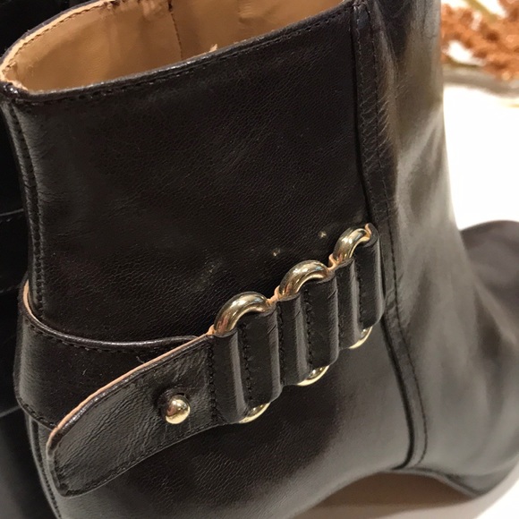 NINE WEST Kali ankle boot leather high heel zip up - Picture 8 of 8